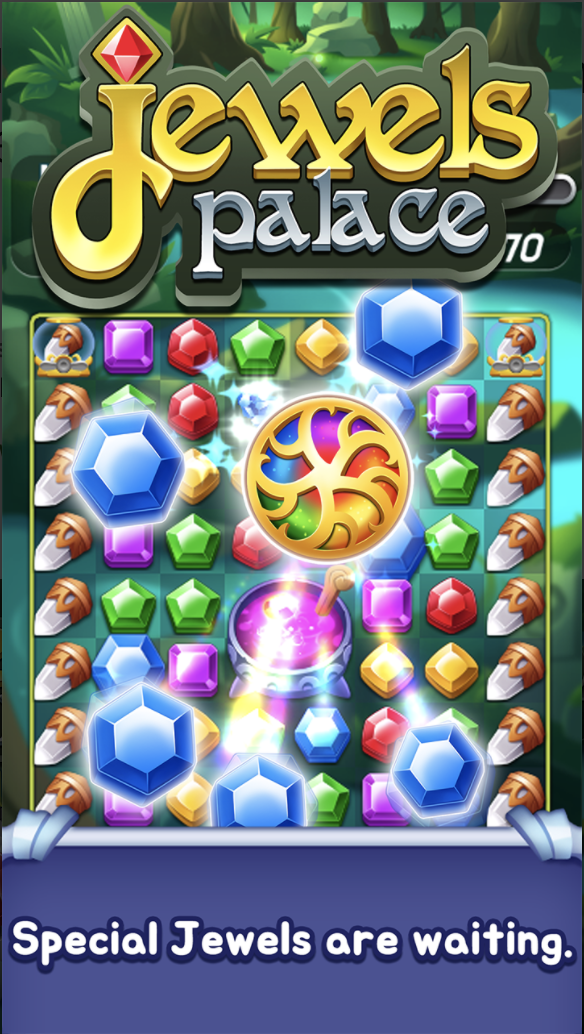 Jewels Palace World match 3 puzzle master Unity Source